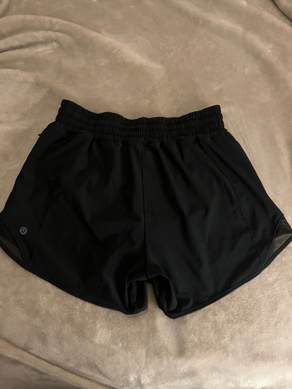 lululemon athletica  Black Hotty Hot High Rise 4in short